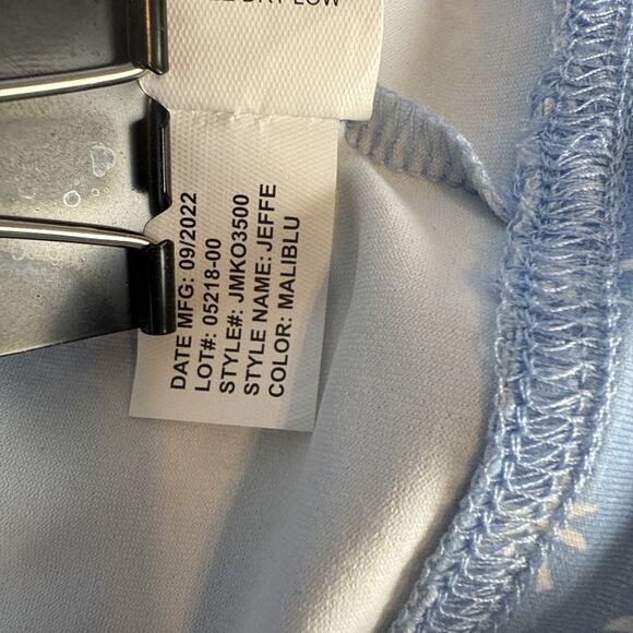 Johnnie O Mens Jeffe 1/4 Zip Lightweight Pullover Sweater Size XL Golf Palm Tree - Picture 6 of 6